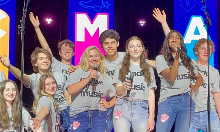 Page High theater students at CMA Fest